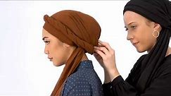 60 Second Hijab Tutorial | Side-Tie Turban | INAYAH: