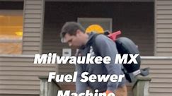 Milwaukee MX Fuel Sewer Machine! #prosandcons #milwaukee #milwaukeetools #plumber #plumbing #draincleaning #bluecollar #dirtyhandscleanmoney #plumbersoftiktok #homeimprovement #sewerbackup #uncloggingdrains | Cole Metge