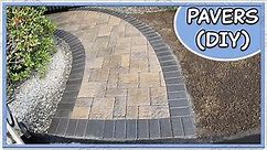 How To Install a Concrete Paver Walkway (DIY)