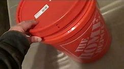 Home Depot 5-gal bucket and Lid