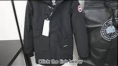 Canada Goose Mens Langford Parka, Black jacket real vs fake