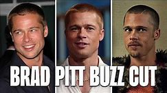 Brad Pitt's Buzz Cut Hairstyle for guys (Tutorial)