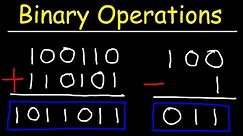 How To Add and Subtract Binary Numbers | Computer Science