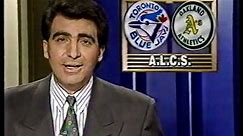 1992 ALCS Toronto Blue Jays Oakland A's Game 4 highlights Alomar Home Run TSN George Michael