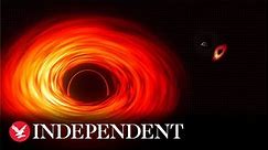 Nasa footage shows how terrifyingly vast black holes are