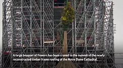 Notre Dame Cathedral celebrates restoration milestone, on track to reopen in 2024