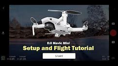 Getting Started with the DJI Mavic Mini - Setup and First Flight