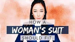 Women's Suits Fitting Guide | How Should a Business Suit Fit a Woman | Suit Basics and Suits Haul