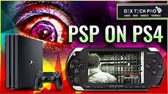 How to Play PSP Games on PS4 , (play PlayStation portable on PlayStation 4)