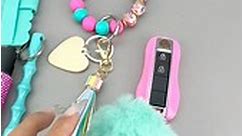 Custom Beaded Bracelet Self Defense Keychain Kit #selfdefense #safetyfirst #safetykeychains #safety #cute #AmaZing #fashion #diy #customized #girls #gifts #womensfashion #womeninbusiness #beauty | Eddy Lin