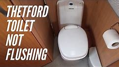 Thetford C200 Toilet Not Flushing - Easy Fix