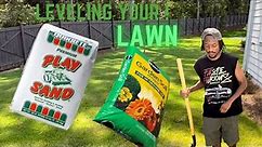 How to fix low spots in your lawn with Top Soil | Sand...