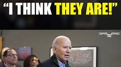 Confused Biden FUMBLES trying to answer questions