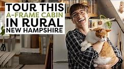 Tour this Reinvigorated 1960s A-Frame Cabin in Southern New Hampshire | Home Tour | HGTV Handmade