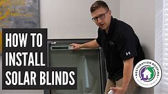 How to Install Solar Powered Skylight Blinds