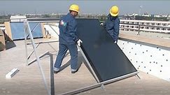 How to install a solar water heater - Compact non-pressurized solar water heater