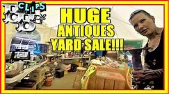 WHAT CAN WE FIND AT THIS MASSIVE ANTIQUES YARD SALE??? 😲