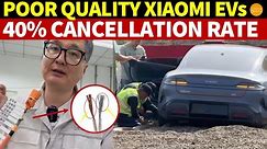 Xiaomi EVs Criticized for Poor Quality, Using Aluminum Instead of Copper, 40% Cancellation Rate