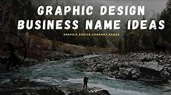 Graphic Design Business Name Ideas | Creative Agency name ideas #Graphicus