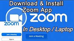 How to download zoom for 32 bit and 64 bit (PC)