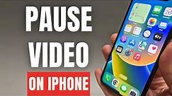 How to Pause Video Recording On Iphone ( How to Add Pause button)
