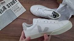 unboxing VEJA Campo leather sneakers