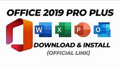 Office 2019 - How to Download And Install Office 2019 Pro Plus (Official Download Link)