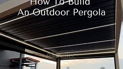How To Build An Outdoor Pergola🫣 #AlunoTec #AlunoTecer #buildyourpergola #pergola #professional #installation #stressrelief | Alunotec_UK