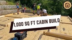 Building a 1000 sq ft 2BR 2BA cabin!