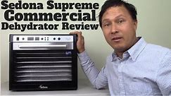 Sedona Supreme Commercial 9 Tray Dehydrator with Stainless Trays Review