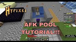 How to make an AFK Pool! | Hypixel Skyblock