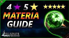 Advance Materia Guide For 4 & 5 Star ~ Final Fantasy 7 Ever Crisis