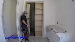 DIY Secret Room with Shelve Doors/Closet Doors How to @co-know-proconstructiontips