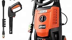 AIVOLT Electric Pressure Washer 3000PSI 2.6GPM High Pressure Power Washer Electric Powered 1800W Portable Pressure Cleaner Machine with 5 Nozzles for Car, Fence and Deck Cleaning