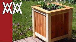 Build an easy, inexpensive wood planter box