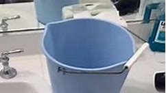wikiHow - How to Fill a Bucket Using a Sink: Use a dustpan!