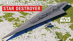 Star Wars: The Immense Size of the Executor-Class Star Destroyer