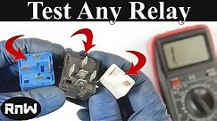 How to Test a 3, 4 or 5 Pin Relay - With or Without a Diagram