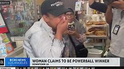 Woman claims to be Powerball winner at downtown LA mini mart
