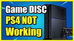 How to FIX Game Disc Not Working on PS4 Console (Unrecognized Disc)