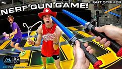 NERF GUN GAME | MELEE EDITION (First Person Battle!)