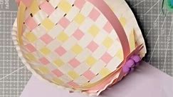 Title: "Transforming Disposable Dinner Plates into Beautiful Flower Baskets!" Hashtags: #TurnWasteIntoTreasure #HandmadeDIY #KindergartenEnvironmentalCreation #SpringHandmade | paper craft ideas