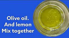 take it 12 minutes before bed this will change your life Olive Oil and lemon mix together Wow!!￼