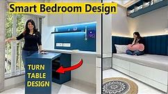 Bedroom Interior Design 10x10 | Bedroom Design Ideas for small rooms |Smart Study Table design ideas
