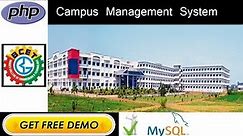 College Campus Scheduling System Project in PHP | MYSQLI | HTML | CSS | JQUERY- College Projects