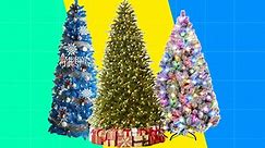 Walmart has pre-lit Christmas trees up to 50% off right now