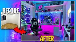 Building The PERFECT Gaming Room Setup in 9 MINUTES