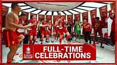 LIVERPOOL'S DRESSING ROOM CELEBRATIONS | FA Cup winners!