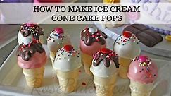 How to Make Mini Ice Cream Cone Cake Pops