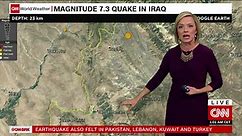 Earthquake aftershocks shake Iraq-Iran border